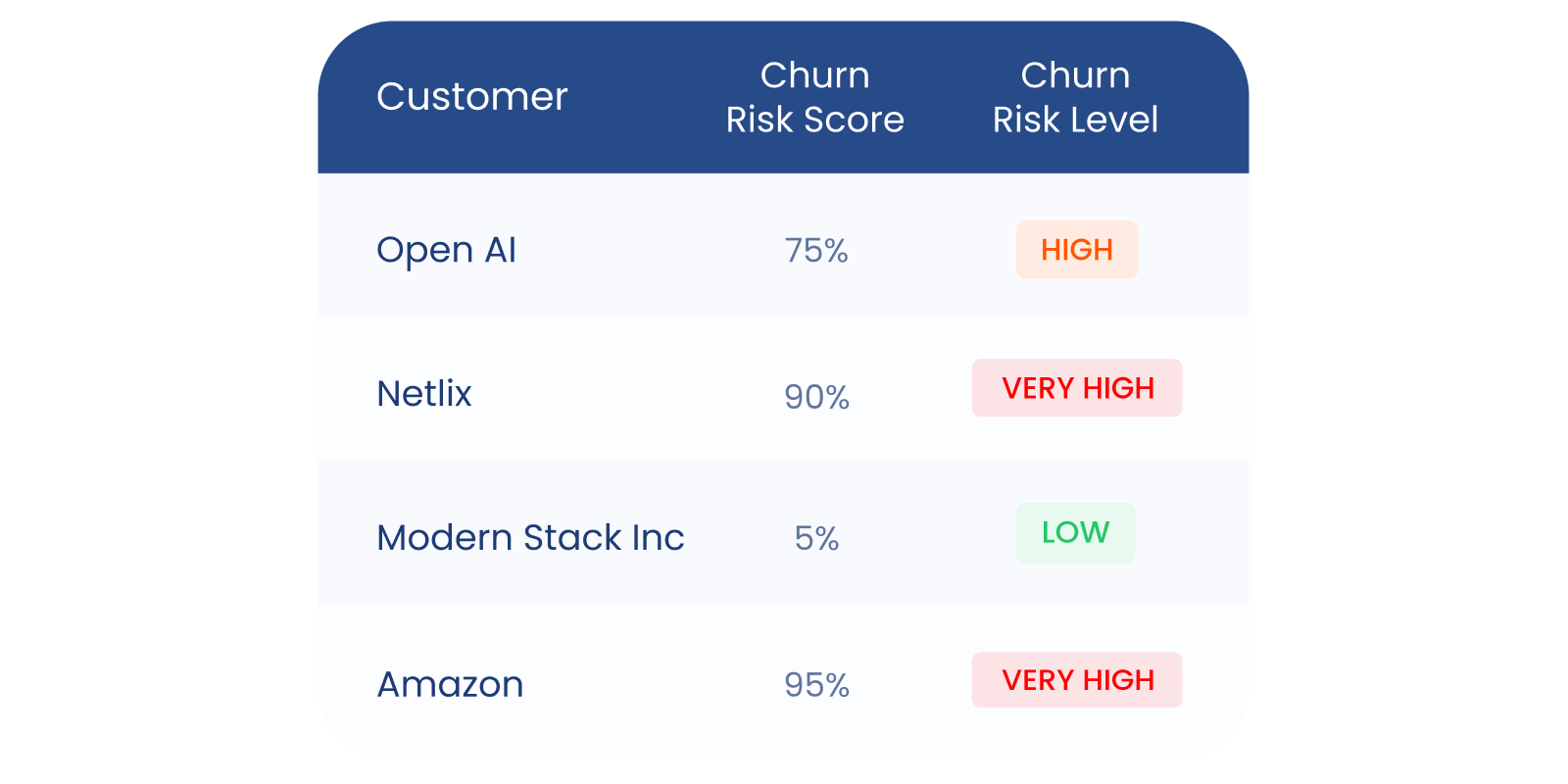 Churn Risk Score