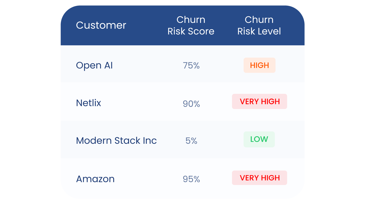 Churn Risk Score